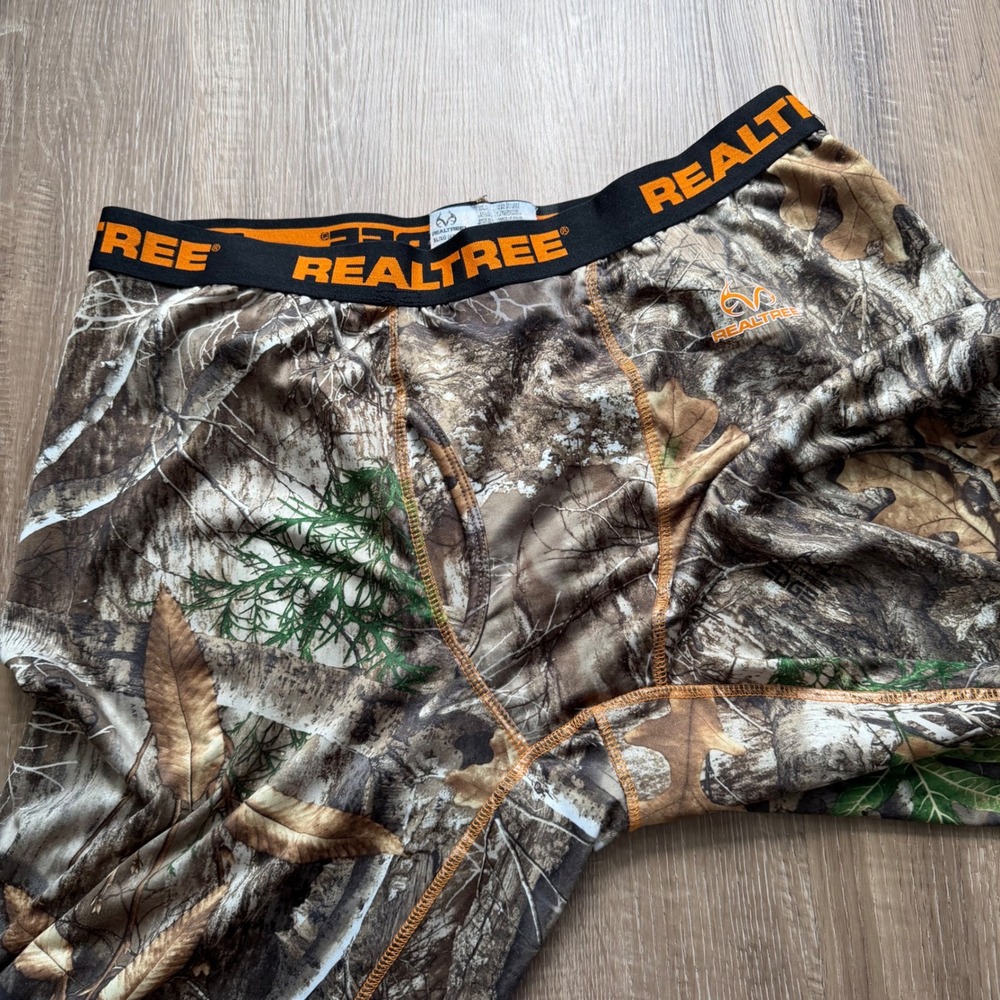 Realtree Mens Edge Camo Performance Base Layer Thermal‎ Pants XL 40-42 Hunting - Picture 7 of 8